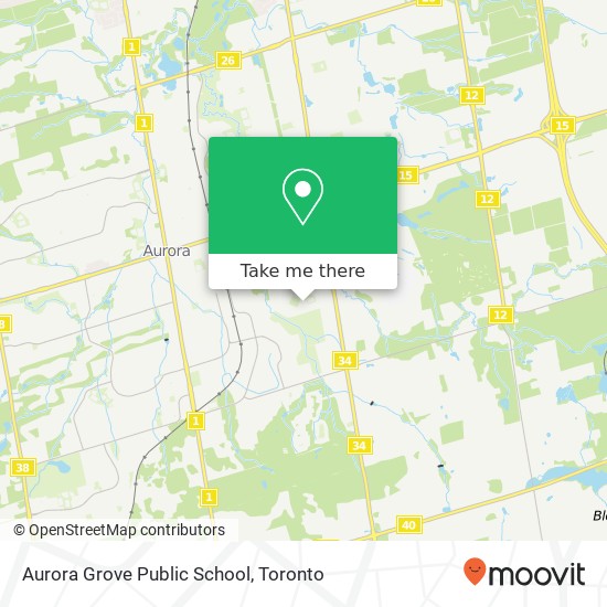 Aurora Grove Public School map