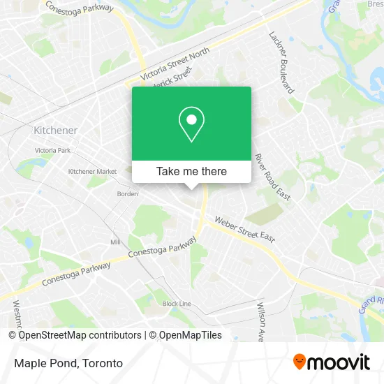 Maple Pond map