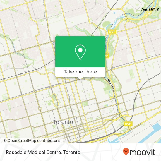 Rosedale Medical Centre map