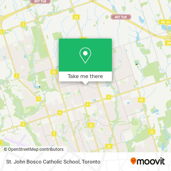 St. John Bosco Catholic School map