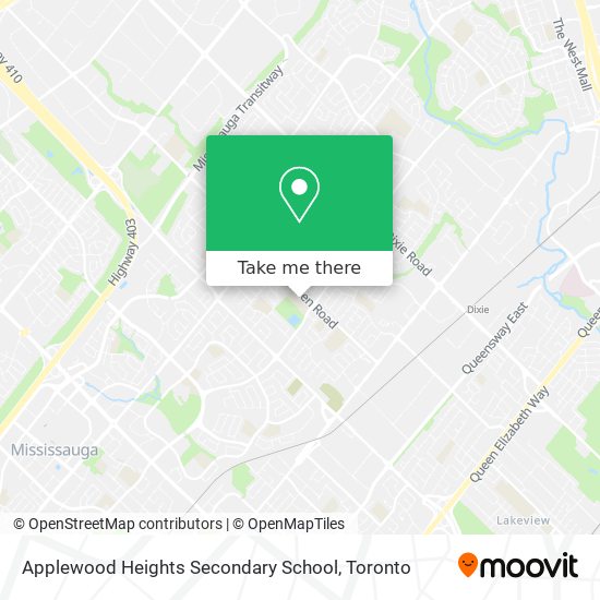 Applewood Heights Secondary School map