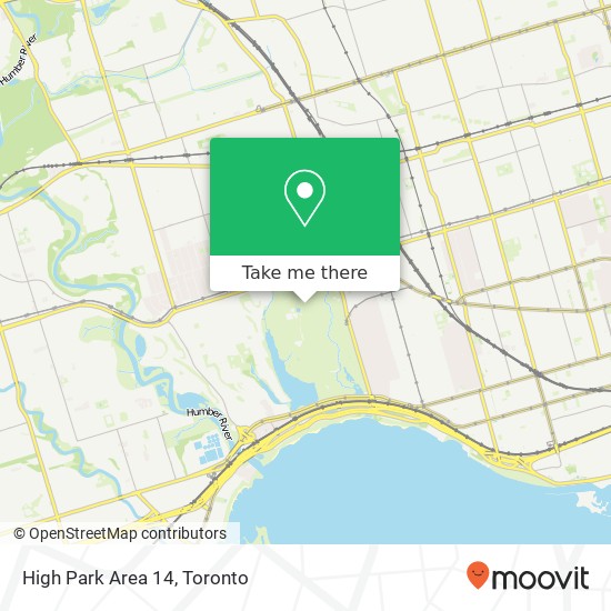 High Park Area 14 map