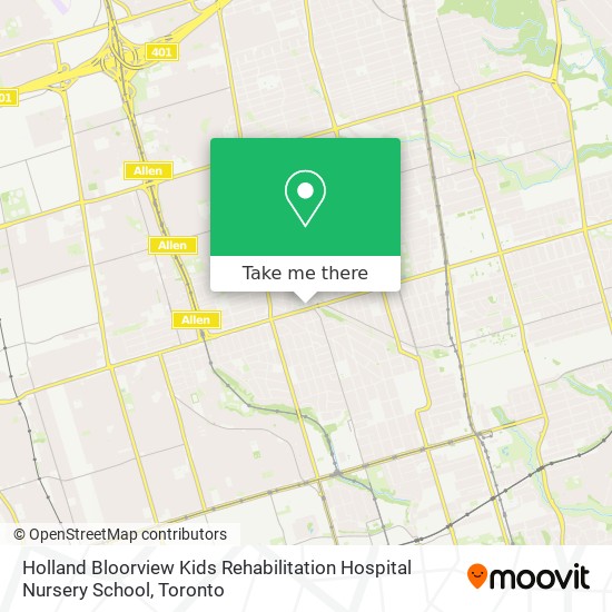 Holland Bloorview Kids Rehabilitation Hospital Nursery School plan