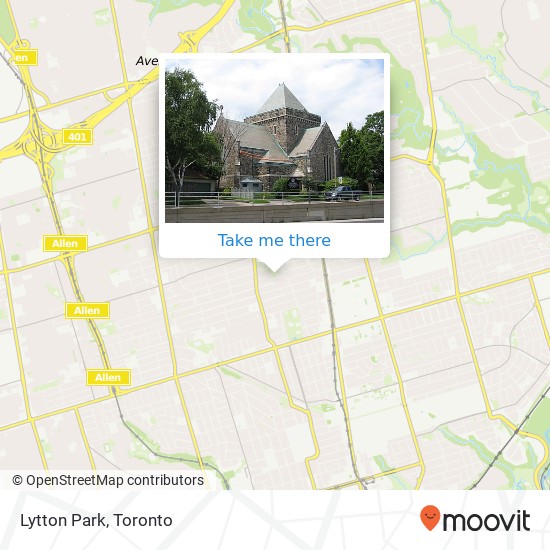 Lytton Park map