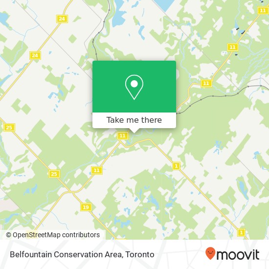 Belfountain Conservation Area plan