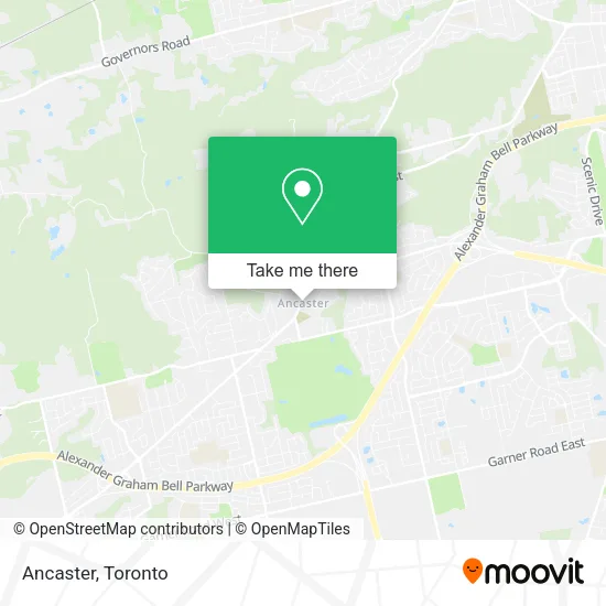 Ancaster map