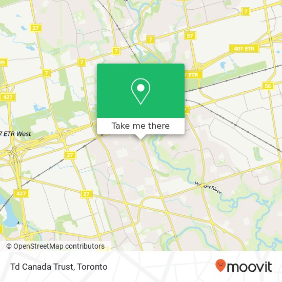 Td Canada Trust map