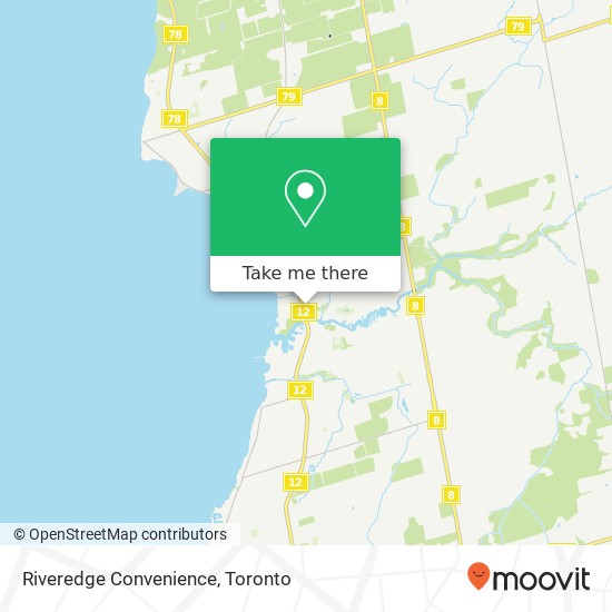 Riveredge Convenience map