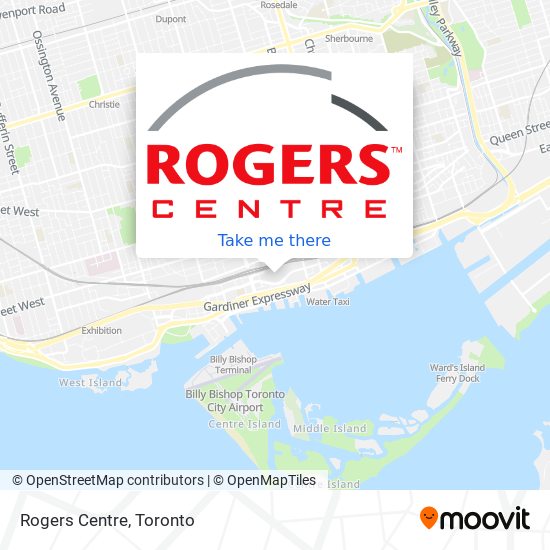 Rogers Centre map