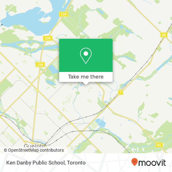 Ken Danby Public School map