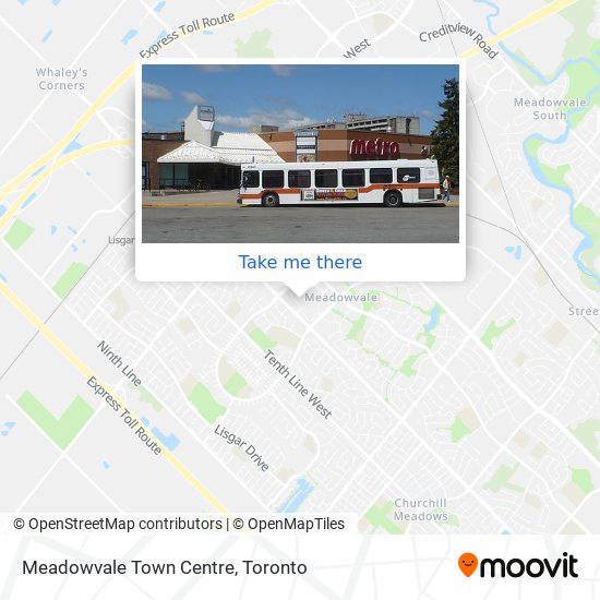 Meadowvale Town Centre map