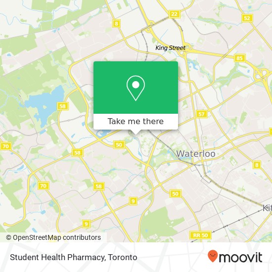 Student Health Pharmacy map