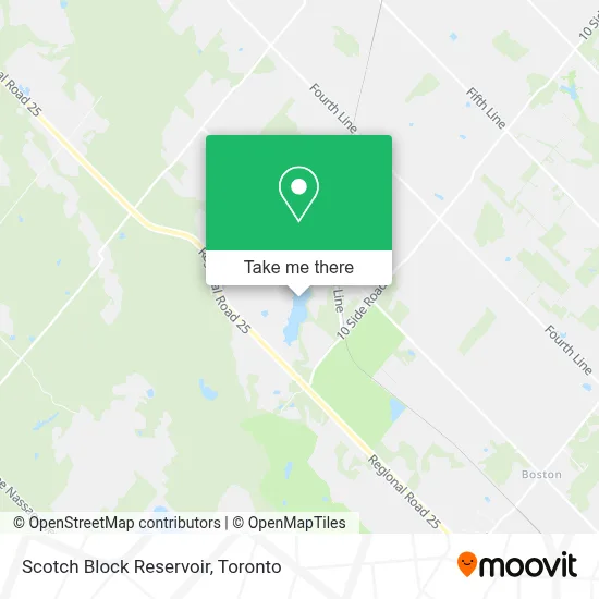 Scotch Block Reservoir map