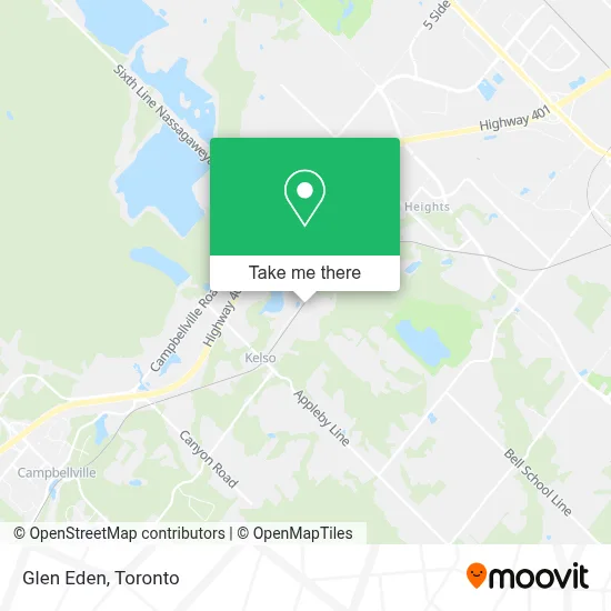 How to Get to Glen Eden in Milton by Bus or Train?