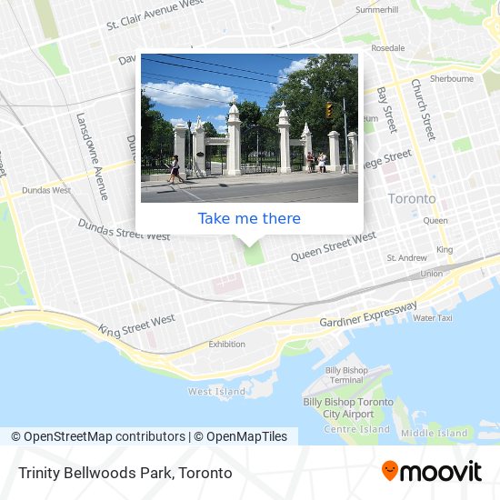 Trinity Bellwoods Park plan