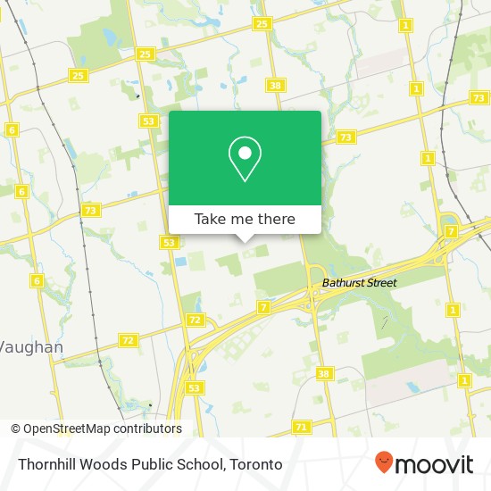 Thornhill Woods Public School map