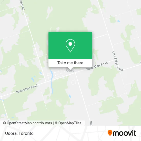 Udora map