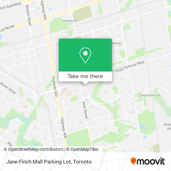 Jane-Finch Mall Parking Lot map