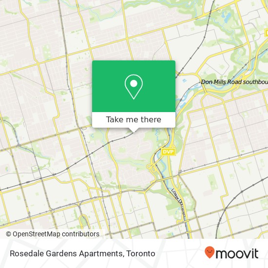 Rosedale Gardens Apartments map