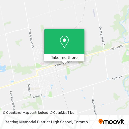 Banting Memorial District High School map