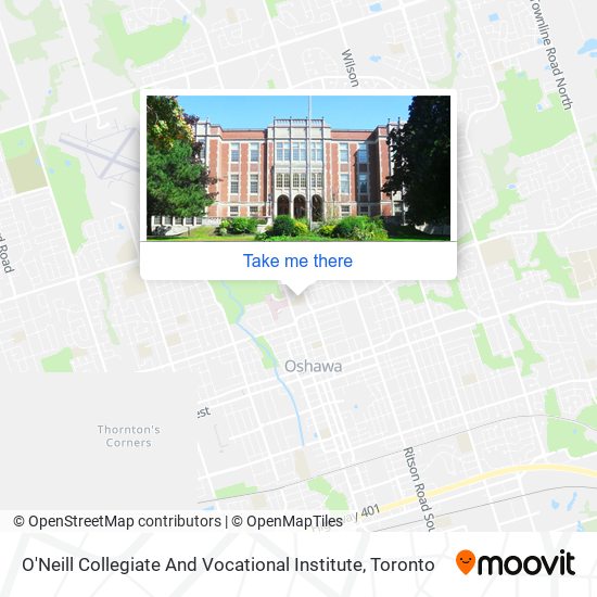 O'Neill Collegiate And Vocational Institute map