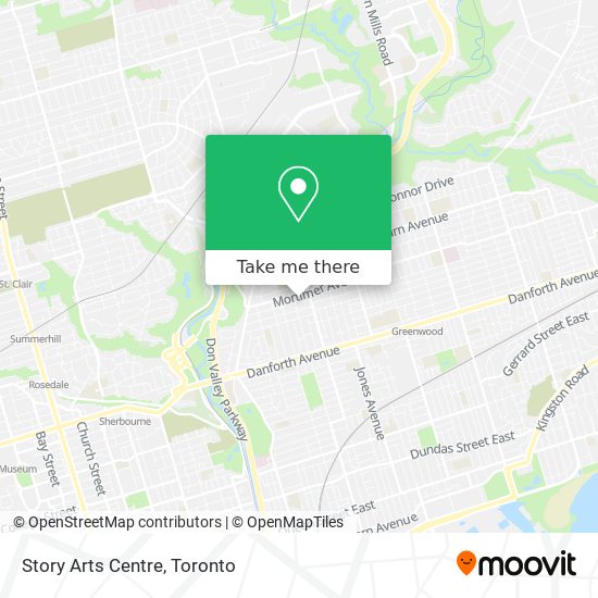 Story Arts Centre map