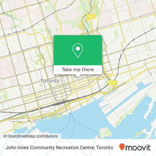 John Innes Community Recreation Centre map