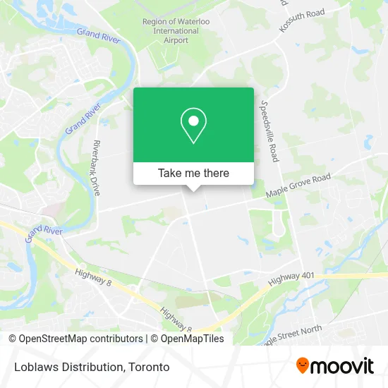 Loblaws Distribution map