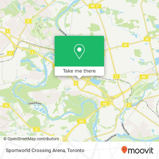 Sportworld Crossing Arena map