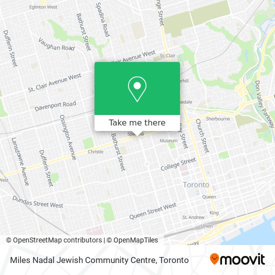 Miles Nadal Jewish Community Centre map