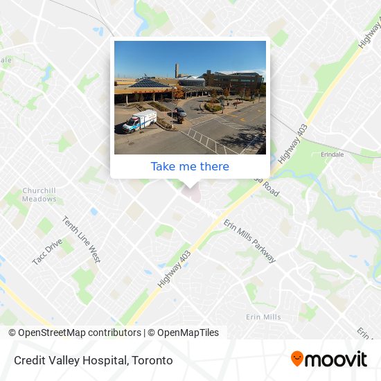 Credit Valley Hospital plan