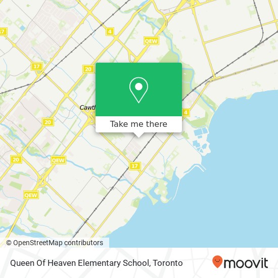 Queen Of Heaven Elementary School map