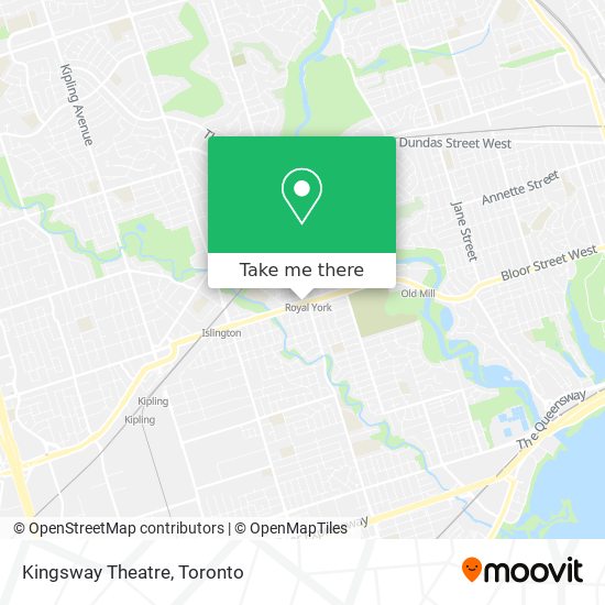 Kingsway Theatre map