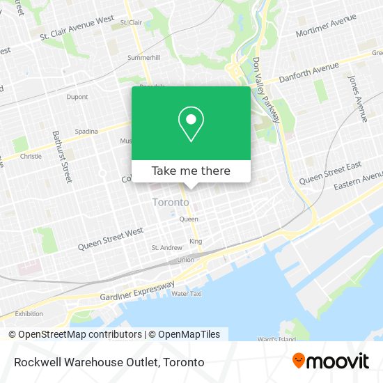 Rockwell Warehouse Outlet map