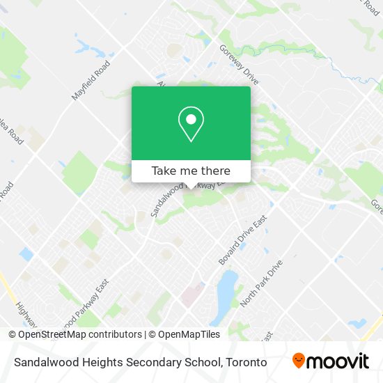 Sandalwood Heights Secondary School map