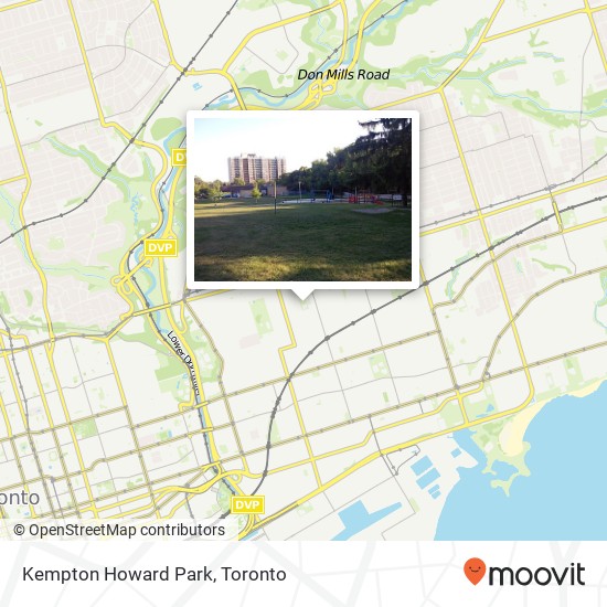 Kempton Howard Park map