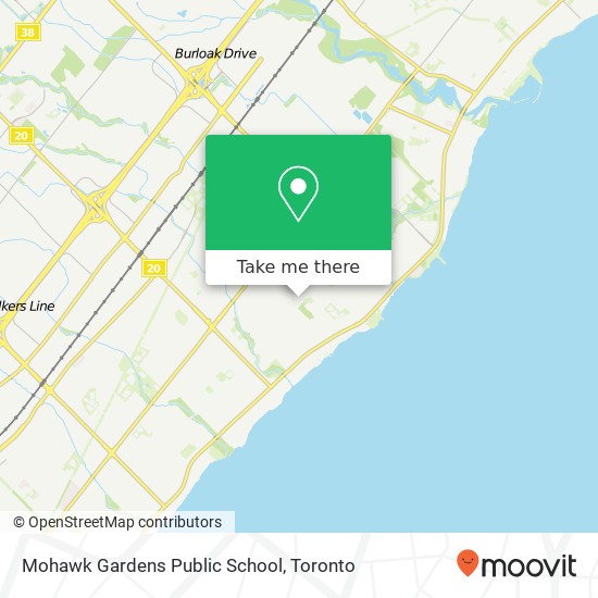 Mohawk Gardens Public School map