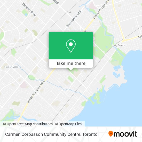 Carmen Corbasson Community Centre map