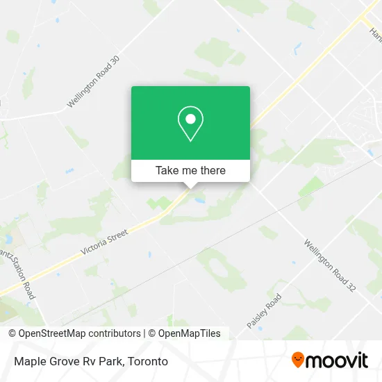 Maple Grove Rv Park map