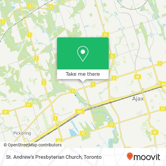 St. Andrew's Presbyterian Church map