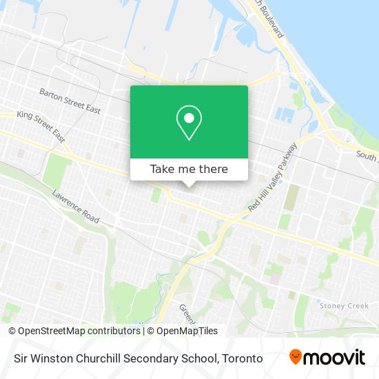 Sir Winston Churchill Secondary School map