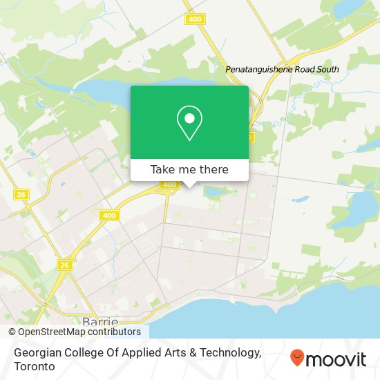 Georgian College Of Applied Arts & Technology map