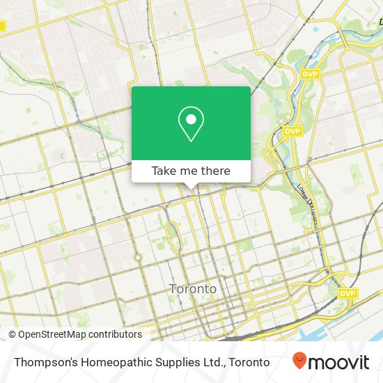 Thompson's Homeopathic Supplies Ltd. map