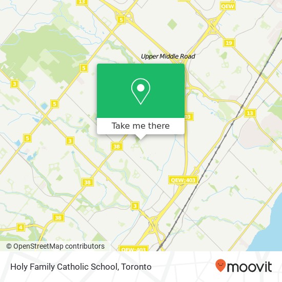 Holy Family Catholic School map