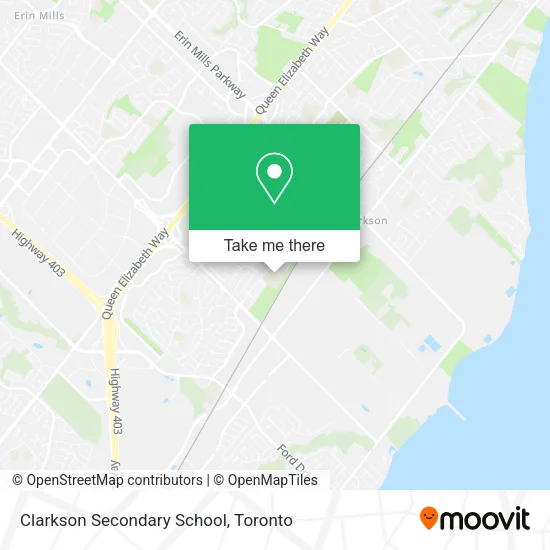 Clarkson Secondary School map