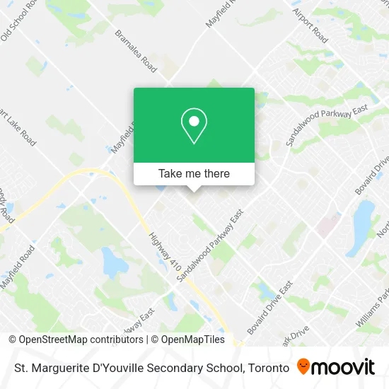 St. Marguerite D'Youville Secondary School map