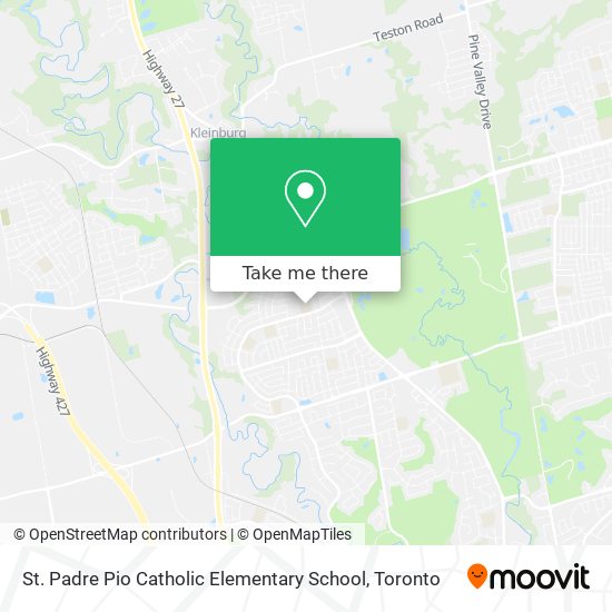 St. Padre Pio Catholic Elementary School map