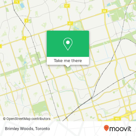 Brimley Woods map