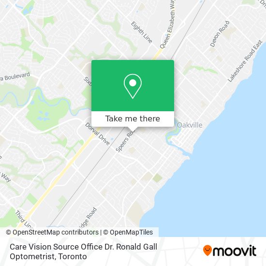 Care Vision Source Office Dr. Ronald Gall Optometrist map