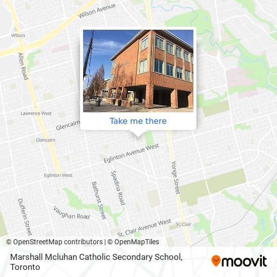 Marshall Mcluhan Catholic Secondary School plan